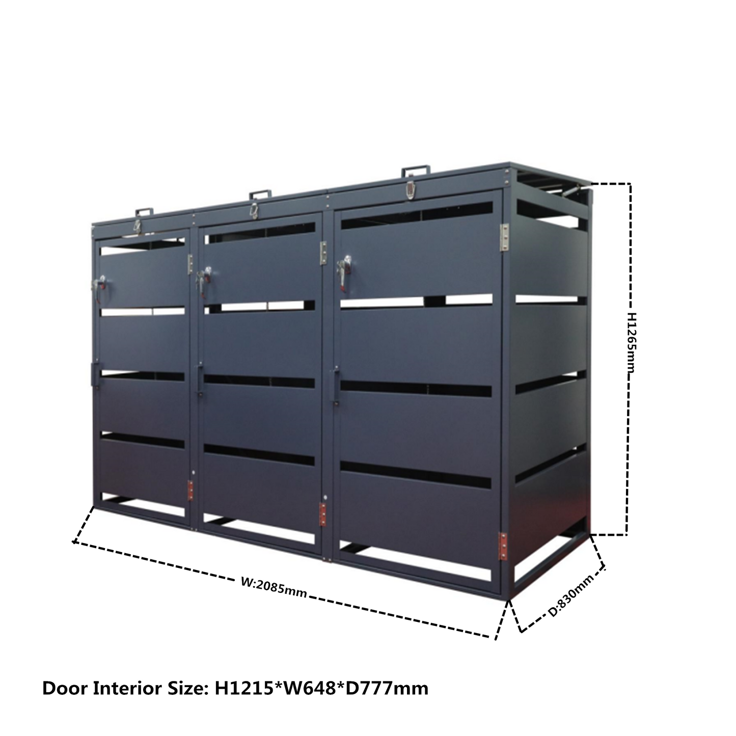 Zabojnik za smeti / Smetarnik Classic, 3x240L