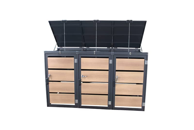 Smetarnik Wood, 3x120L