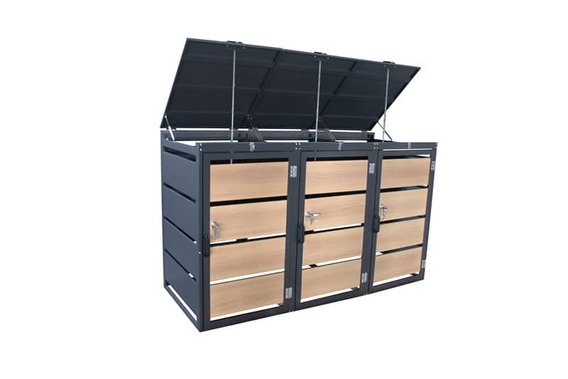 Smetarnik Wood, 3x120L