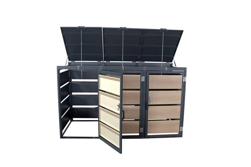 Smetarnik Wood, 3x120L