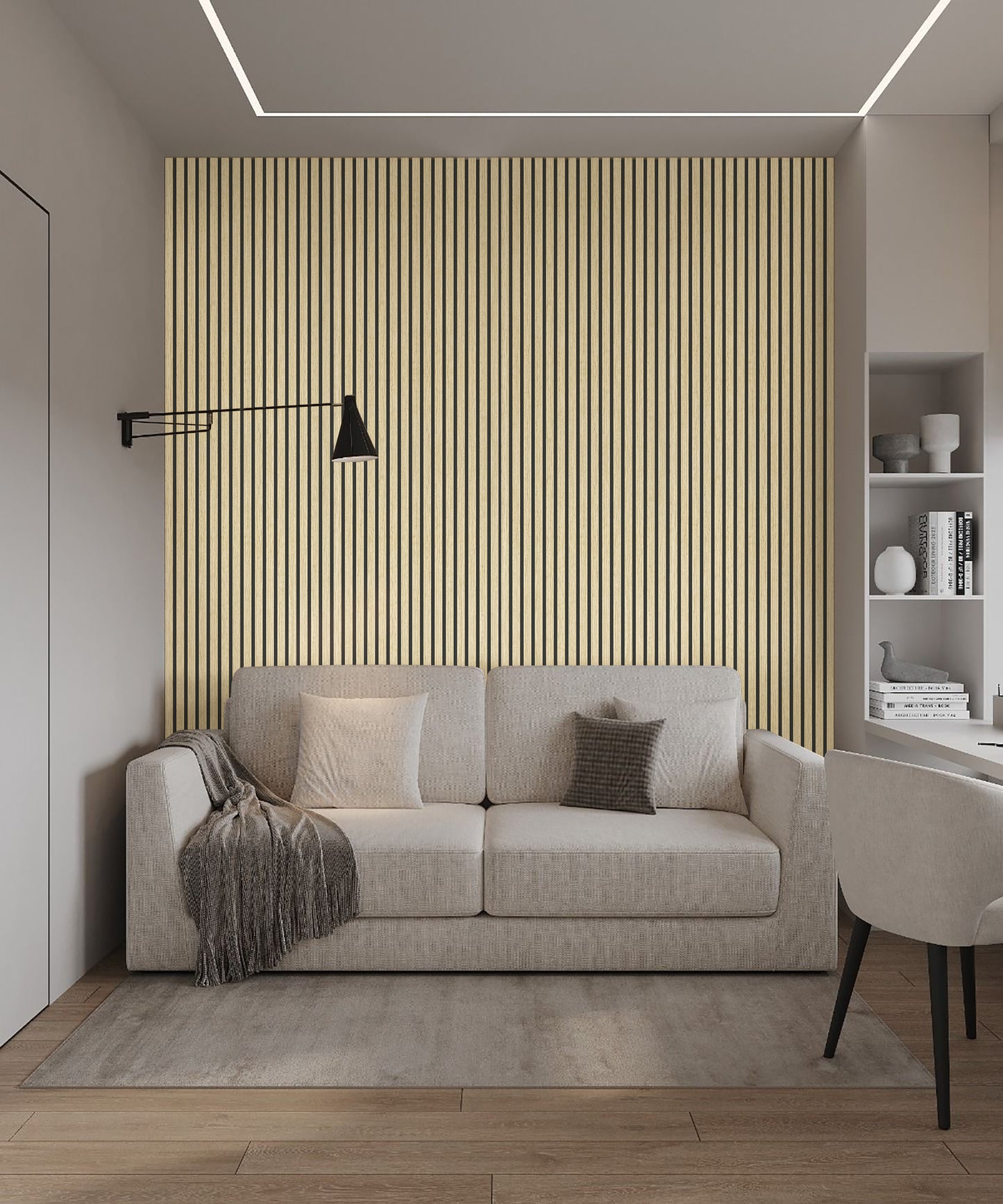 -50% NATURE Akustični leseni paneli 270x60 cm - Hrast