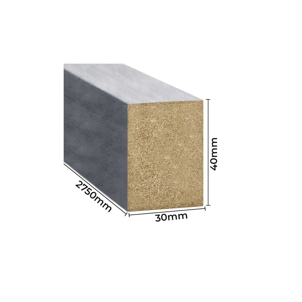 Dekorativne lamele 3x4 cm - Videz Beton